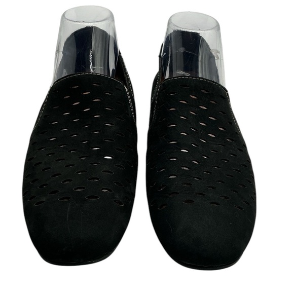 Earth Origins Perforated‎ Suede Loafers Rocco Black size 11 - Picture 2 of 6